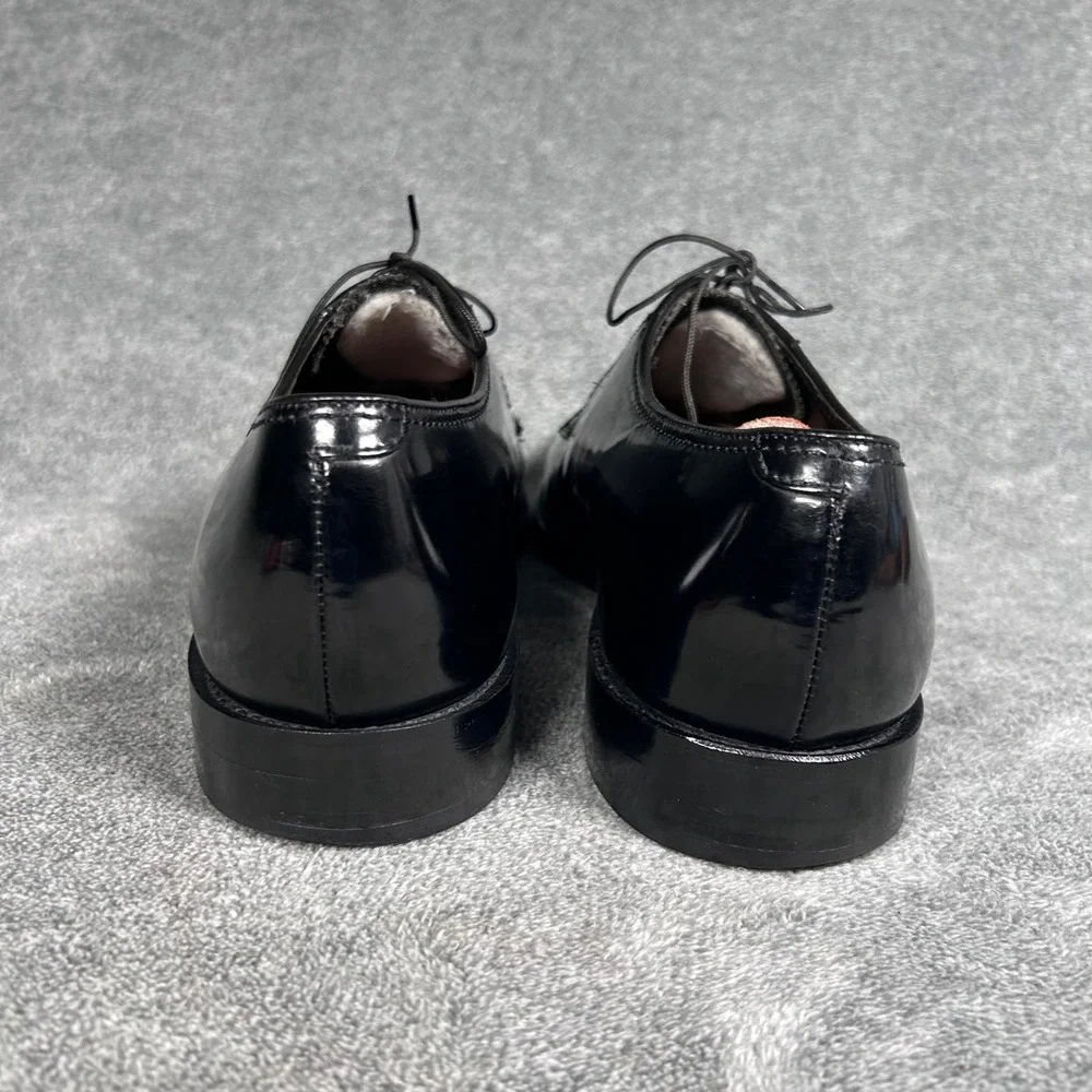 Florsheim Lexington Derby Dress Shoes Black Leather Plain Toe Mens 12 D 20863